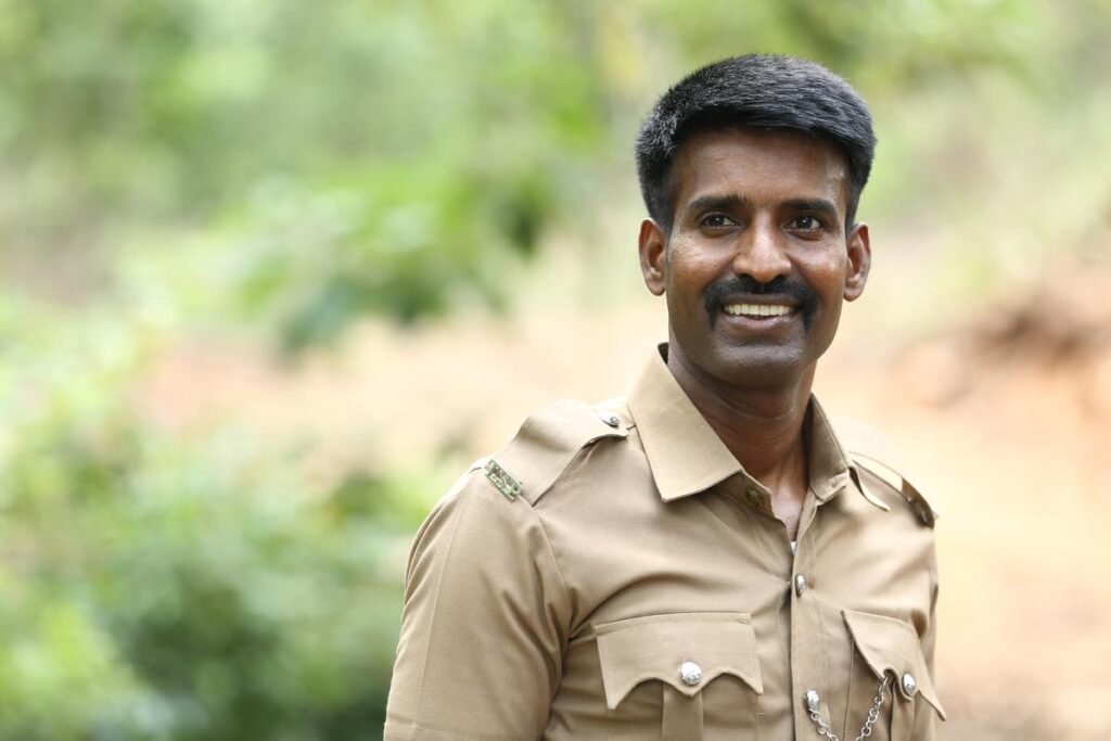 Soori in a still from ‘Viduthalai’