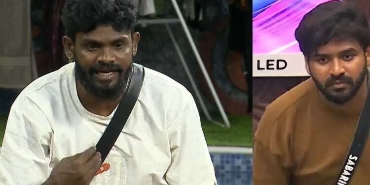 கத்தியை எடுத்த கானா வினோத்! கண்ணிமைக்கும் நேரத்தில் சபரிக்கு விழுந்த குத்து! – அதிர்ச்சியில் பிக்பாஸ் ஹவுஸ்!