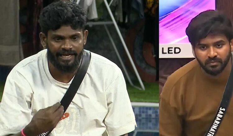 கத்தியை எடுத்த கானா வினோத்! கண்ணிமைக்கும் நேரத்தில் சபரிக்கு விழுந்த குத்து! – அதிர்ச்சியில் பிக்பாஸ் ஹவுஸ்!